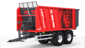 Suurmahuline liugseinaga haagis T935/6 LIONPOWER